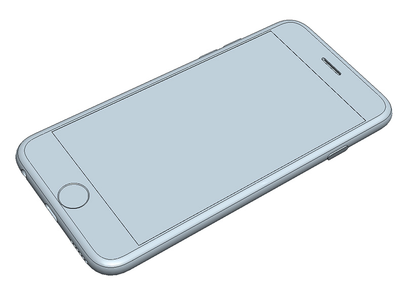 iPhone6 CAD Model